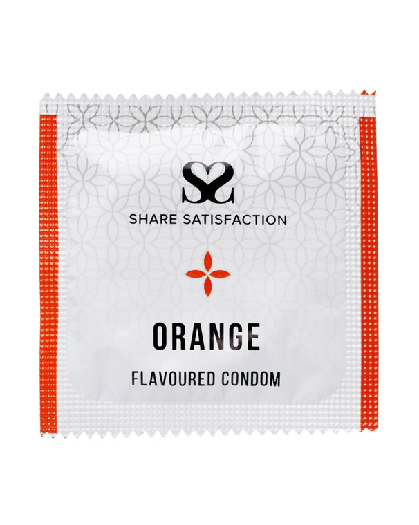 269817 - Share Satisfaction Orange Flavoured Condom Single