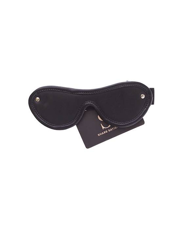 245444 - Bound X Edged Leather Blindfold