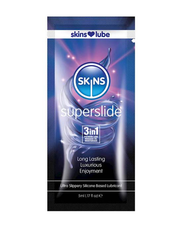 251808 - Skins Super Slide Silicone Based Lubricant 5ml foil