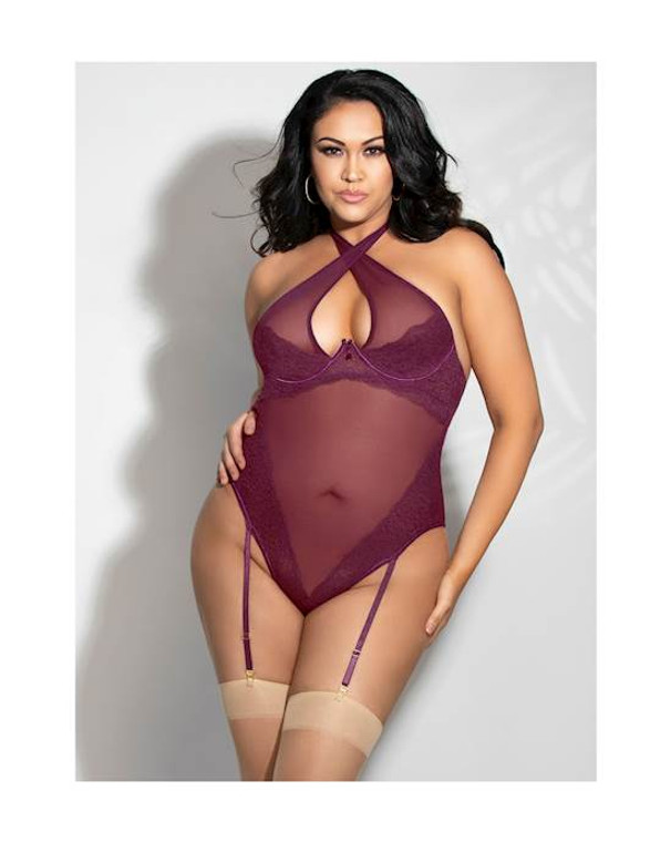 277136 - Lace and Mesh Teddy Drama Queen
