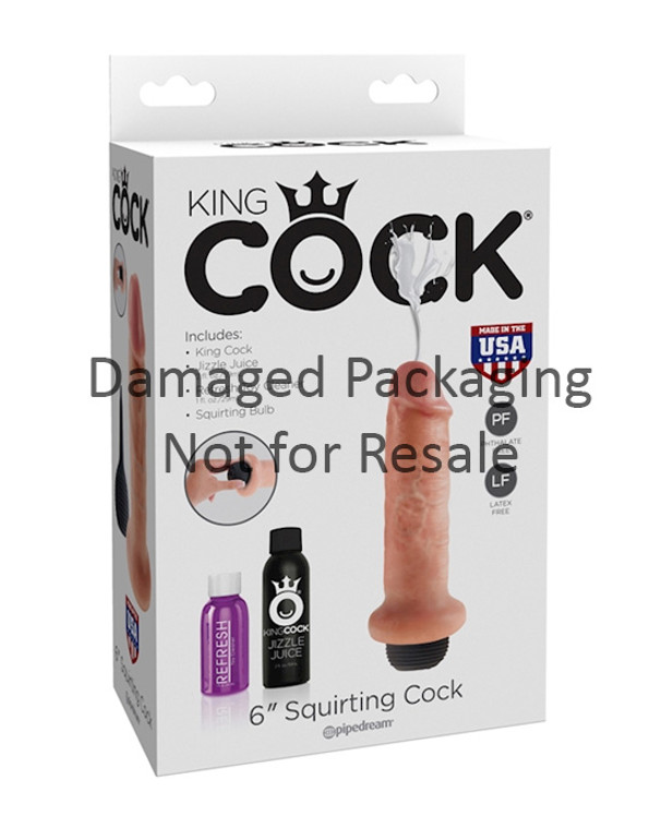 278592 - King Cock 6 in. Squirting Cock