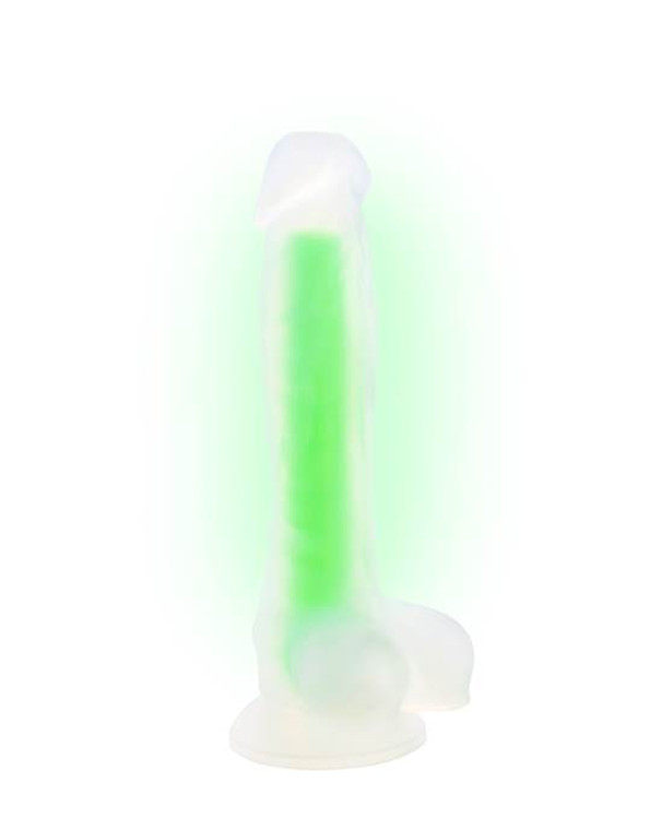 272520 - Nood Colours - Glow in the Dark Dildo - Foil Bag