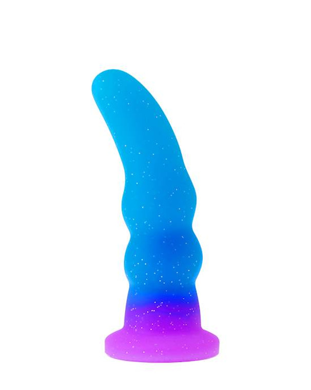 272497 - Nood Colours - Silicone Rippled Dildo - Foil Bag