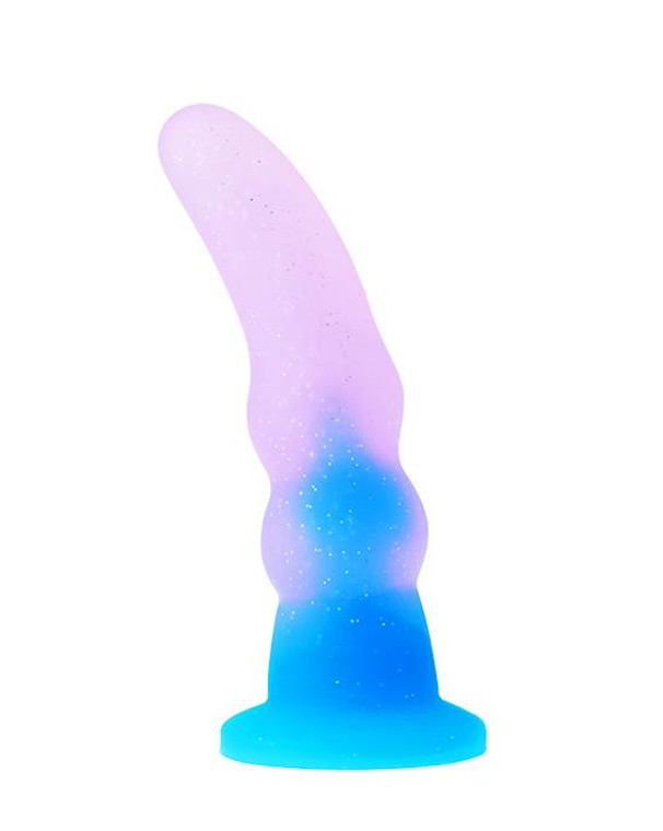 272499 - Nood Colours - Silicone Rippled Dildo - Foil Bag