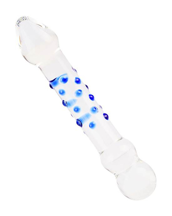 230439 - Lucent Blue Balls Glass Massager