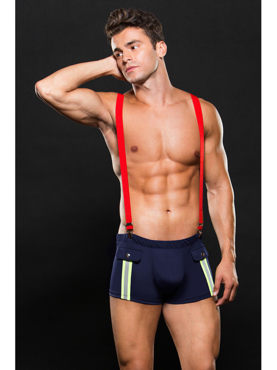 158304 - Envy Fireman Bottom With Suspenders 2 Piece
