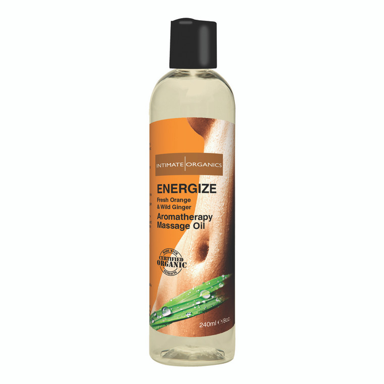 176148 - Intimate Organics Energize Massage Oil 240 Ml