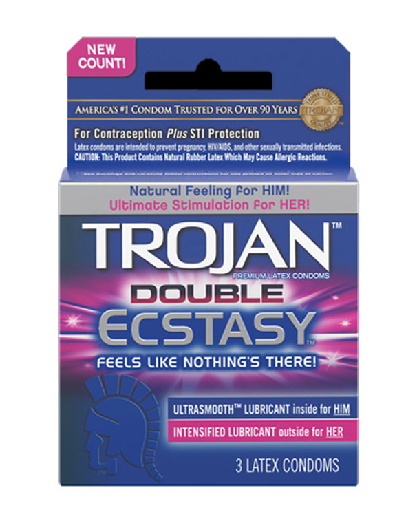 195949 - Trojan Double Ecstasy 3Pk