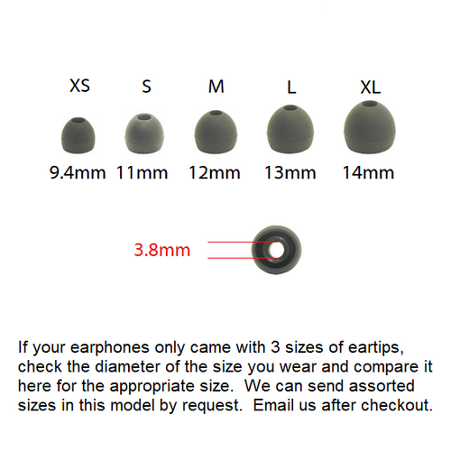 House of Marley replacement earbud tips extra small