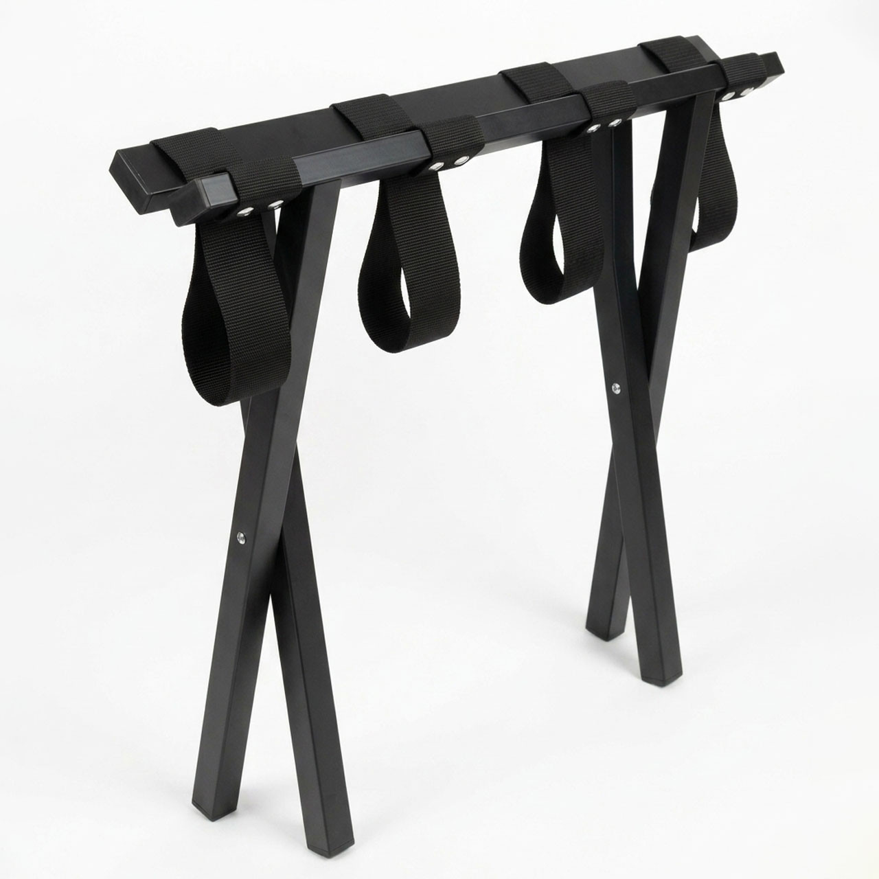 LodgMate Metal Hotel Luggage Rack | Durable & Stylish