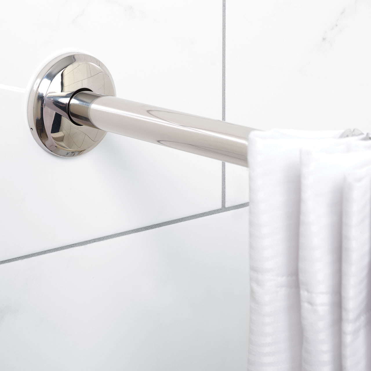 Commercial Stainless Steel Shower Rods | National Hospitality