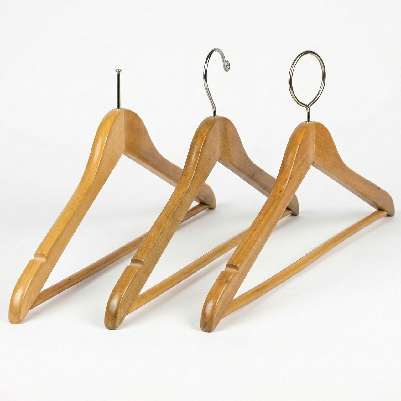LodgMate Hotel Natural Wood Hangers | National Hospitality Supply
