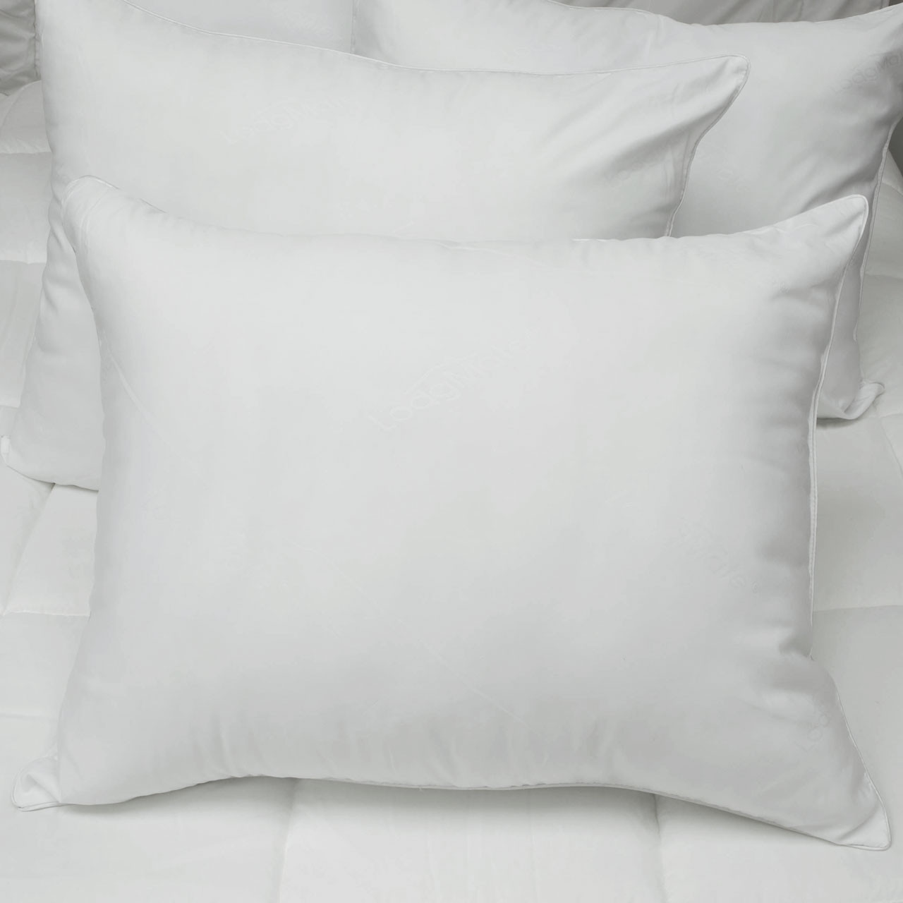 LodgMate Hollowcore Green Premium Pillows | National Hospitality