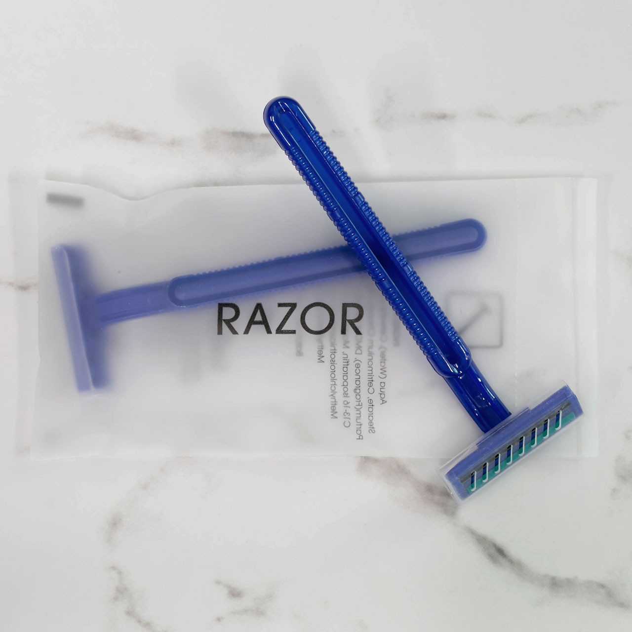 Disposable Wrapped Twin Edge Razors | Hotel Guest Bath Amenities