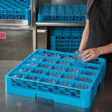 OptiClean™ 25-Compartment Divided Glass Rack