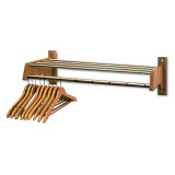Hardwood Wall Racks (With Hangers Included)