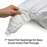 LodgMate T200 White Duvet Covers