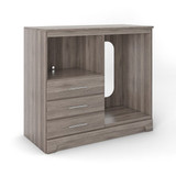 Deco 3-Drawer Micro Fridge Cabinet - 54"W x 22"D x 43"H