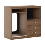Earth 3 Drawer Micro Fridge Cabinet - 54"W x 22"D x 43"H