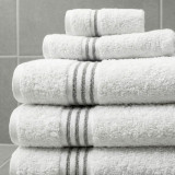 Geneva 100% Cotton Guestroom Towels - White