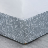 Martex Rx Bed Skirt -Batik Scroll Grey