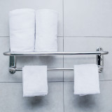 Deluxe Stainless Steel Towel Shelves