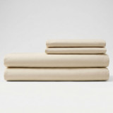 Thomaston Bone Sheets & Pillowcases Stacked