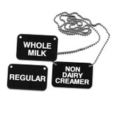 Engraved Airpot Necklace Signs - Custom Set