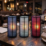 Wire Wrapped Candle Lamps