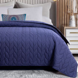 Braided Quilted Coverlet - Queen 94"x96"