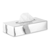 Basic Stainless Steel Tissue Box Cover - 9.8"L x 2.8"W x 5"H