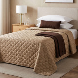 Dots Quilted Polyester Bedspreads (Clearance)