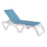 White Frame/Sky Blue Sling