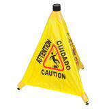 Three-Sided Pop-Up Caution Cone