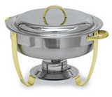 4 qt. Deluxe Round Chafing Dish