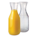 Plastic Beverage Carafe With Lid