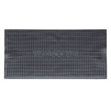 18" x 30" Rubber Welcome Mat Black