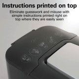Instructions Printed on Top