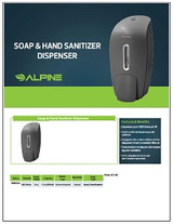 Manual Soap & Hand Sanitizer Dispenser