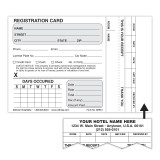 Custom Imprinted Registration Card w/ Guest Receipt - 500/pk.