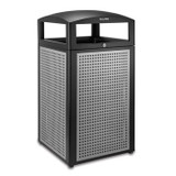 40 Gal. Trash Receptacle with Steel Panels