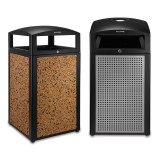 Rugged 40-Gallon All-Weather Trash Receptacles
