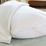 Soft Terry Zippered Pillow Protectors