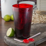 32 oz. Ruby Plastic Tumbler