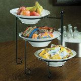 3-Tier Foldable Stand With Bowls