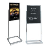 Double Pedestal Sign Holders