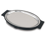 11" Oval Stainless Steel Platter