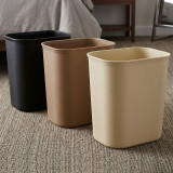 LodgMate Fire-Resistant Hotel/Motel Wastebaskets 14 Qt.