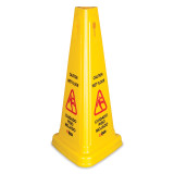 Tri-Cone Wet Floor Caution Sign