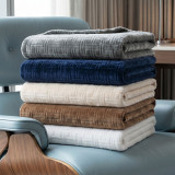 LodgMate 100% Polyester Sculptured Plush Blankets